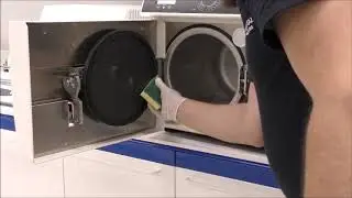 Nettoyage du joint de porte de l'autoclave