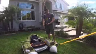 Float Tube Set Up// Review
