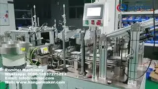 Automatic pants hanger clip and spring assembling machine