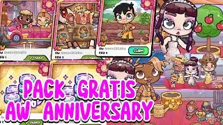 REVIEW PACK GRATIS AW ANNIVERSARY KE 3 AVATAR WORLD|PAZU