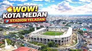 Wow! Drone View Kota Medan dari Kawasan Stadion Teladan: Keren Banget!