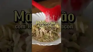 MACARR&Atilde;O DELICIOSO COM BACON E BR&Oacute;COLIS! #receita #BR&Oacute;COLIS #brocolis #bacon