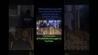 2100 Adelaide Crips OG say cliques ain&rsquo;t loyal any more & calls out Cochran Crip for snitching #fyp