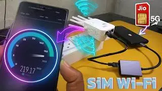 Jio 5G SIM Data WiFi Setup | High Speed Internet Test