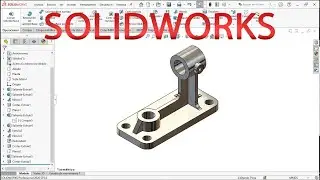 🔩🔧Tutorial de SolidWorks  MODELADO 3D /  Tutorial for beginners