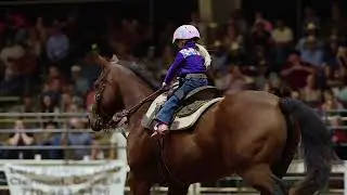 Bristol Little - 4 Year Old Barrel Racer - Gainesville Pro Rodeo 2025
