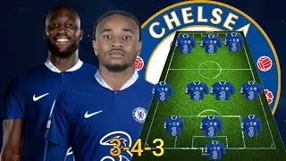 PERFECT CHELSEA POTENTIAL LINEUP FEATURING LUKAKU & NKUNKU THAT WILL WIN THE EPL | 3-4-3 FORMATION