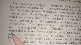 Character sketch of Natalya #The Proposal #cbse #haryanaboard #ncert #class10 #exam #english #litera
