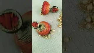 Traditional jhumkas in trending colors💞