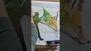 Partie 3 : Minuscule 🪲🦋                    #art #renard #painting peinture renard