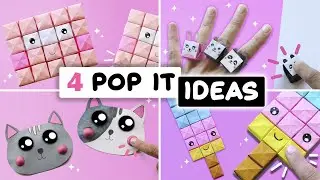 Fidget toys, 4 pop it ideas