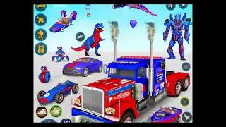 Police Truck Robot Car Game