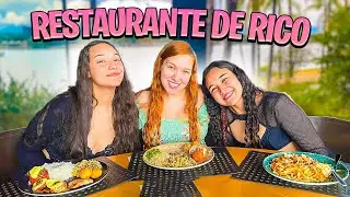 LEVEI MINHAS IRMÃS PRA COMER DE GRAÇA NUM RESTAURANTE A BEIRA DO LAGO