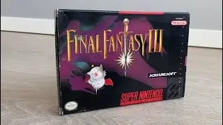 Final Fantasy 3 Unboxing Asmr - Super Nintendo