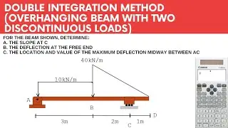 Double Integration | Discontinuous Triangular and Uniform Load
