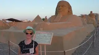 Отдых в Египте. Песочный город в Хургаде. Скульптуры из песка. Sand City Hurghada. Sand sculptures