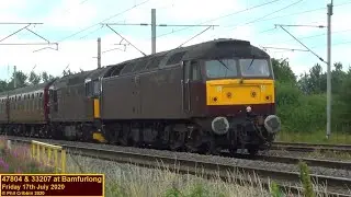 47804 & 33207 at Bamfurlong - 17th July 2020