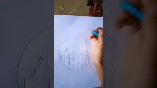 easy circle drawing ⭕😘 #drawing #rima #art #youtubeshorts