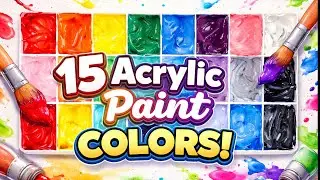 ASMR Color Mixing So Satisfying| Watch Paint Transform Into New Shades