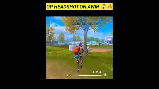 OP HEADSHOTS ON AWM😨🔥#shorts #short