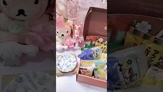 Trying Traditional Japan Snack from @wearesakuraco #asmr #unboxing #snacksbox #japan