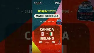 FIFA Women's World Cup: Canada vs Ireland