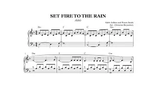 Set Fire To The Rain - Piano