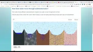 How does water move through sediment?