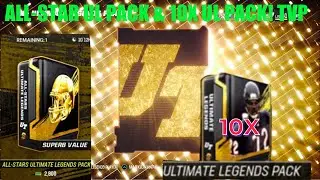 ALL-STAR ULTIMATE LEGEND PACK & 10X UL PACK! TRAINING VARIETY, Madden 23 Ultimate Team