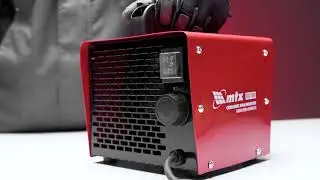 Тепловая пушка керамическая SHCL-2000, квадратная, 230 В, 125 м3/ч, 1/2 кВт, MTX, 96402