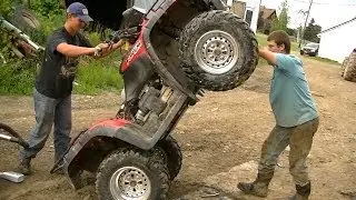 Saving an Under Water Quad