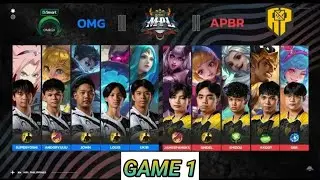 SMART OMEGA VS AP BREN GAME 1 | MPL PH S15 |  Week 8 Day 1 | OMG VS APBR