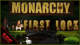 👑MONARCHY | Medieval Fantasy Side-Scrolling Base Defense! | Ep1