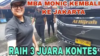 Mba Monic Kembali Ke Jakarta Setelah Menyabet 3 Juara Dalam Kontes Car Meet Up Bus Di Payakumbuh