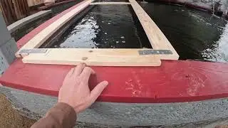How to build DIY Pond Covers to Winterize your pond.