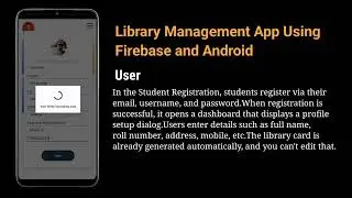Library Management App using Firebase and Android