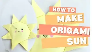 Easy To Make Origami Sun | Cara Mudah Membuat Origami Matahari #origami #origamidwiseptiadi #shorts