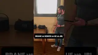Portable Bluetooth Speaker Face-off | BRANE vs SONOS vs UE vs JBL | Best Bass Goes To&hellip;