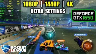 GTX 1650 | Rocket League - 1080p, 1440p, 4K - Ultra
