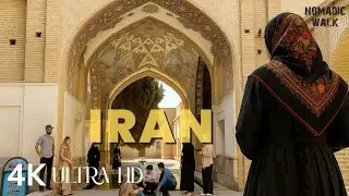 [4K] Walk in Fin Garden Kashan || Historical Persian Garden