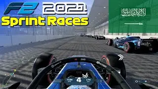 F1 2021 - Let's Make Zhou F2 Champion #13: Jeddah Sprint Races
