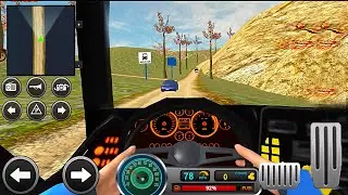 Uphill Offroad Bus Driving Simulator Gameplay | VOLVO BUS GAMES IN HILL DRIVING | Xobo Gaming