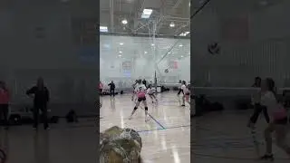 More highlights from 12u entry tournament 🏐💙🩷 #12u #bvc #scva #volleyball #1 #OH #DS