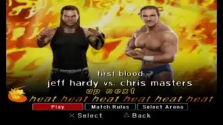 Jeff Hardy vs Chris Masters | First Blood - WWE SVR 08 PS2