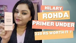 Hilary Rhoda primer under budget 200 rs worth it???#mekuptutorial #bestprimer#viralvideos #beauty