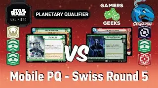 Star Wars Unlimited - Set 3 Planetary Qualifier (Mobile, AL) - Swiss Round 5  - Rex vs Palpatine