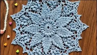 Crochet mini Mandala ANNA   Rows 1-6