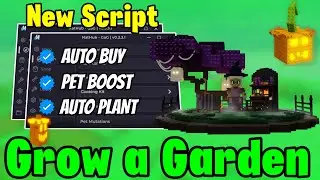 Grow a Garden Script (Nat Hub) | Auto Farm + Pet Boost + Auto Plant | Roblox Script