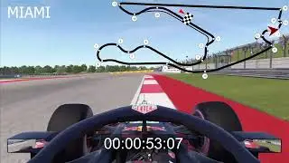 Miami Track Layout in F1 2018