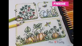 FREEBIE by GABI WOLF | Part 3 with Prismacolor colored pencil